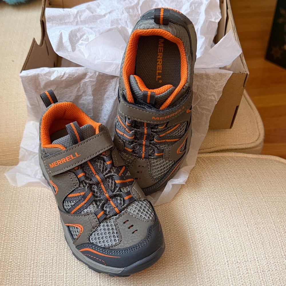 Merrell Kids 11W trail sneakers brand new in box